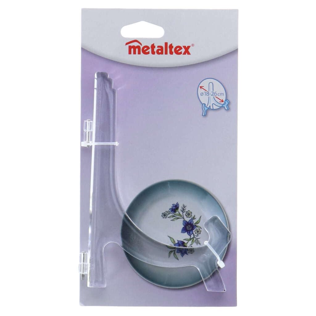 Metaltex Plate Holders, Silver, 18 cm, 299118