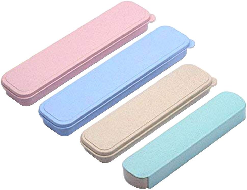 SEADEAR Portable Flatware Set Flatware Box Travel Camping Cutlery Box Portable for Travel