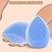 BEAKEY 2Pcs Makeup Sponge with 1Pc Kabuki Foundation Brush, Foundation Blending Sponge Latex-Free for Liquid Foundation