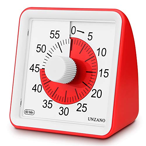60 Minute Kids Visual Timer, Silent Countdown Timer for Kids and Adults