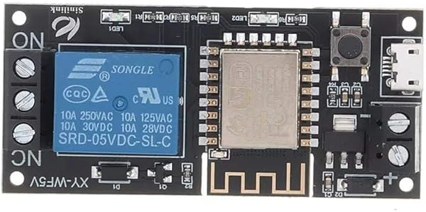 MADONG Interruptor WiFi Remoto del rel de Control de Dispositivos de Control Inteligente ModuleIoF inalmbrica for el hogar Inteligente DC 12V 24V 36V DC6V
