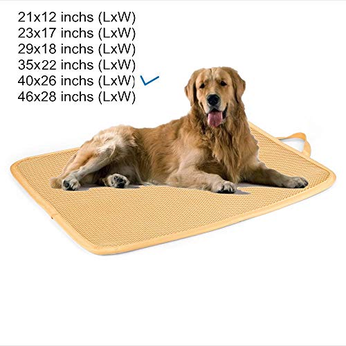 Kimi Homes Kennel Pad - Easy Cleaning Kennel Bed, Quick drying Kennel Mat with Mesh Technology, Perfect Four Season Functions for Dogs, Cats and More - 42 Inchs