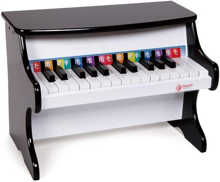 wooden musical toy piano