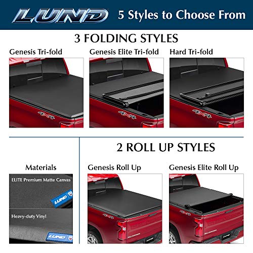 Lund Genesis TriFold Soft Folding Truck Bed Tonneau Cover 950186