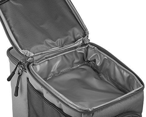HemingWeigh Reusable Insulated Lunch Box - Durable Lunch Bag Cooler w/Spacious Storage Compartments - Includes 3 Food Storage Containers & Ice Pack (Gray) - Thumbnail 4