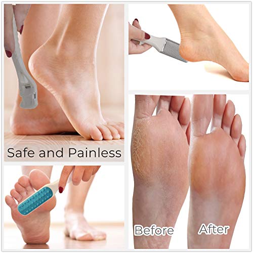 Pedicure Set Professional 18 In 1 - Foot Rasp Callus Remover for Foot Care Kit, Stainless Steel Manicure Pedicure Kit Tools for Women at Home
