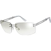 The Fresh Minimalist Rimless Sunglasses for Men Women - Exquisite Packaging - FR1M4012