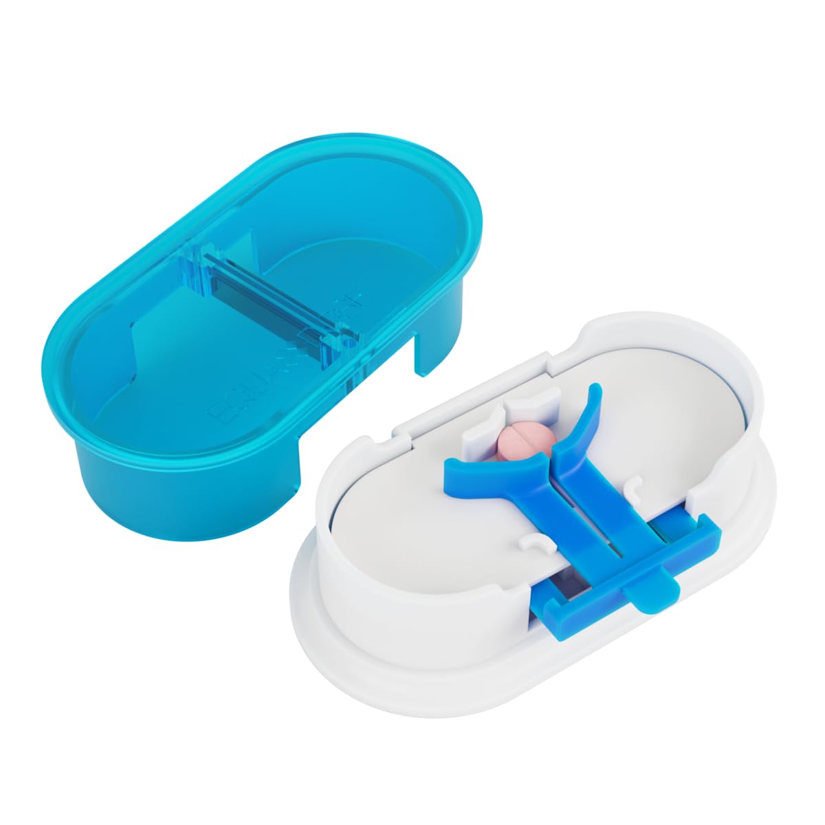 The Pivotell Equadose Pill Cutter Splitter: A New Kind of Pill Splitter with Double Stainless Steel Blades and a Centering Device. Great for Cutting Tablets for You and Your Pet.