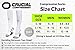 Crucial Compression Socks for Men & Women (20-30mmHg) - Best Graduated Stockings for Running, Athletic, Travel, Pregnancy, Maternity, Nurses, Medical, Shin Splints, Support, Circulation & Recovery