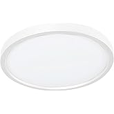 AFX Edge 8" Round LED Flush Mount - 5 CCT - White