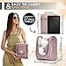 BOACAY Hanging Travel Toiletry Bag for Women and Men, Makeup Bag, Bathroom & Shower Organizer Kit for Accessories, Cosmetics, Travel Essentials