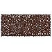 NTTR Non Slip Bath Mat Tub Mat Pebbles Bathtub Mats Shower Mat(Brown,16 W x 35 L Inches)