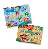 Product Bundle Melissa & Doug Magnetic Fishing & Tow Truck Games Bundle Book