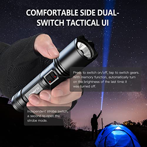 klarus EP10 V2 Rechargeable Flashlight, High Lumens 1000 Lumens EDC