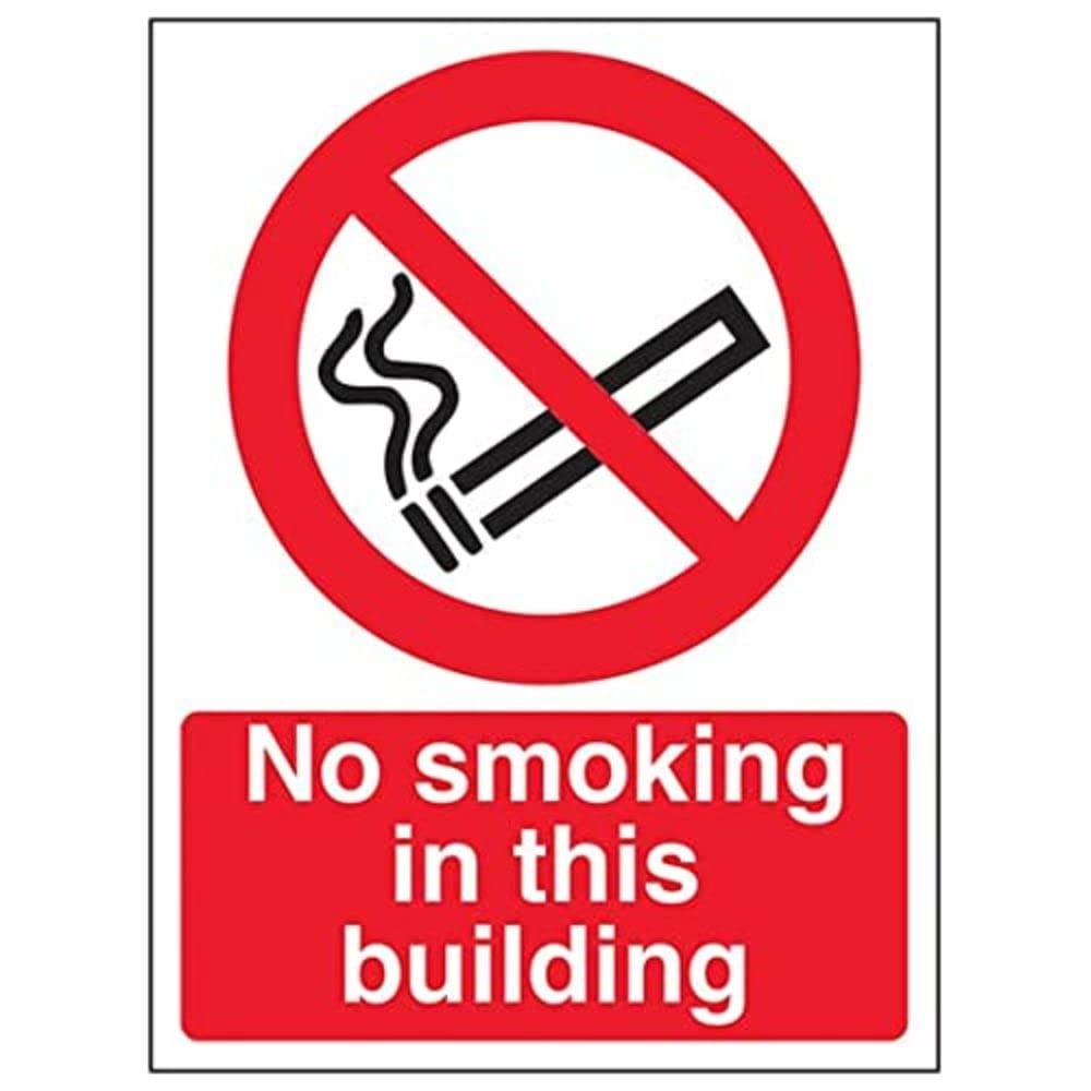 V Safety Eco Friendly Prohibition No Smoking - Strictly No Smoking On These Premises - 150 X 200mm