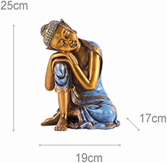 Objets De Decoration Bouddha Decoration Decoration Entree Armoire A Vin Decoration Maison Decoration Creative Decoration De Bureau Zen Artisanat Cadeaux Color Gold Size 19 17 25cmc Amazon Fr Cuisine Maison