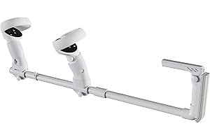 Moginno VR Controller Stock for Oculus Quest 2, Handle Accessories Compatible with Meta Quest 2 Controllers, Dual Magnetic Stock R-ifle Adapter, Enhance FPS Games Reality Control Feel