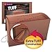 Smead TUFF Expanding File, 31 Pockets, Daily (1-31), Flap and Cord Closure, Legal Size, Redrope (70369)