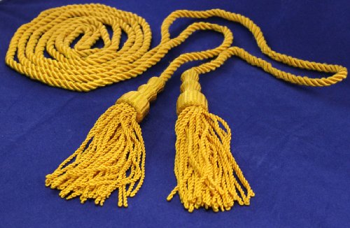 Cord and Tassel - 5"X9' Golden Yellow Cord and Tassel