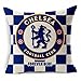 Esunshine Thick Cotton Blend Linen Square Throw Pillow Cover Decorative Cushion Case Pillow Case 18 X 18 Inches / 45 X 45 cm, New Football Club Badge (Chelsea)