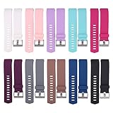 bayite Fitbit Charge 2 Bands Classic Replacement Accessories, Pack of 10, 5.5