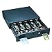 STEELMASTER Alarm Alert Steel Cash Drawer w/Key & Push-Button Release Lock, Black (225106001)