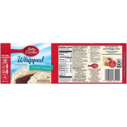 Betty Crocker Whipped Frosting, Cream Cheese, 12 oz Canister Pricepulse