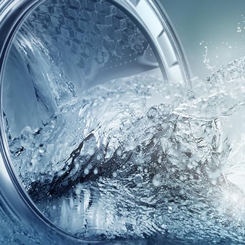 Midea 12KG Front Load Smart Washing Machine with Lunar Dial, 1400 RPM, 14 Programs, Fully Automatic Washer, Digital LED Display, BLDC Inverter, Steam Care, Wi-Fi Connectivity, Titanium MF200W120WBTGCC