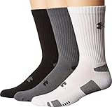 Under Armour  Men's Heatgear 3-Pack Crew Graphite Large