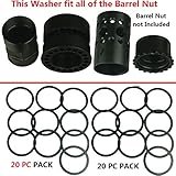 FieldSport AR Free Float Handguard Rail Barrel Nut Washer Shims -20 PC Pack. For 223/556