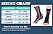 Doc Miller Premium Ankle Brace Compression Support Sleeve Socks for Swollen Foot Plantar Fasciitis Achilles Tendonitis, Use as Injury Support Recovery Eases Pain Swelling 1 Pair