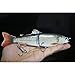 Shelt's Fishing Multi-Jointed Bass Musky Pike Trout S-Glide Slow Sinking Swimbait Hard Lures 7