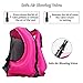 Faxpot Inflatable Life Jacket Adult Swimming Vest for Snorkeling Suitable for 80-220 lbs (Pink)
