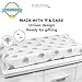 Changing Pad Cover Set - 100% Organic Jersey Cotton - 2 Pack Unisex Design Gray and White - Best Baby Shower Gift Perfect for Bassinet Sheets for Boy or Girl 16X32 - by My Little North Star