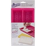 Wilton Industries 2115-0230 Birthday Bark Silicone Candy Mold, Pink