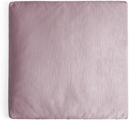 SAMAYA Meditation Large Flat Cushion ・ Organic Cotton Filling ・ Designer Styles ・ Made in USA (Velvet Blush)