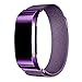 Leefrei Fitbit Charge 2 Band, Milanese Loop Woven Stainless Steel Mesh with Magnetic Closure Bracelet Replacement Strap for Fitbit Charge 2 Large Size (5.3