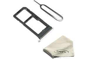 Dual Sim Card Tray Sim Card Holder Slot Compatible with Samsung Galaxy S8 S8 Plus Sim Tray Replacement incl Open Eject Pin Si