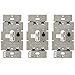 Lutron Toggler LED+ Dimmer Switch for Dimmable LED, Halogen and Incandescent Bulbs, 150 Watt, Single-Pole or 3-Way, TGCL-153P-WH-3, White, 3 Pack