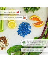 Detox, suplemento dietético digestivo para la salud, limpieza corporal completa, limpieza hepática,...