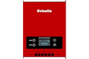 SVLSEIIA MPPT Solar Charge Controller 60A 12V 24V 36V 48V Battery System Auto,Max Input 150V PV Solar Panel Regulator for AGM Sealed Gel Flooded Lithium Battery