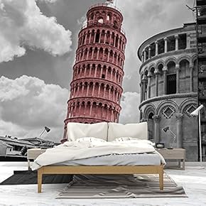 Wall Mural Famous Building Removable Wallpaper Wall Sticker for Bedroom Living Room - 66x96 inches