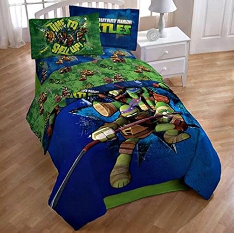 Teenage Mutant Ninja Turtles Twin Full Comforter And Full Sheets