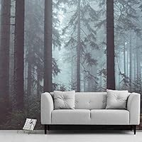Wall Mural Landscape of Forest Removable Self-Adhesive Wallpaper Wall Decoration for Bedroom Living Room - 66x96 inches