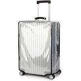 Wsstacxy 32 inch Luggage Cover Suitcase Protector Clear PVC Travel Luggage Covers Luggage Protector Suitcase Cover