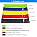 Resistance Bands, UJoylify Exercise Bands for Women - Resistance Loop Bands for Legs and Butt - Workout Bands for Home GYM Fitness,5 Set with Carry Bag