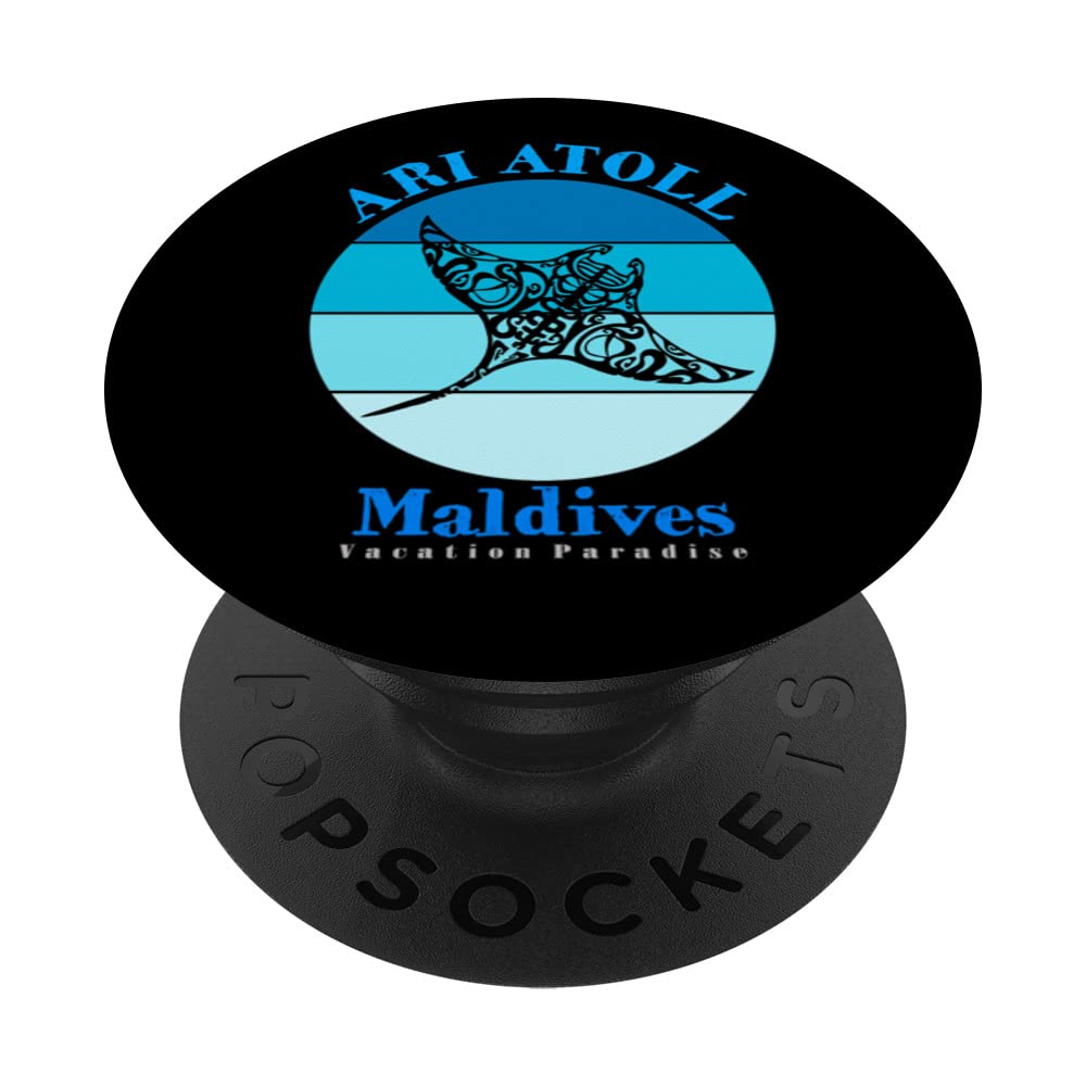 Manta Ray Ari Atoll Maldives Ocean PopSockets Swappable PopGrip