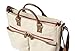 Wallaroo Baby Diaper Bag - Designer Tote For Mom - Deluxe Organizer With Built in Stroller Straps (Brown Stripe)