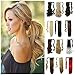 Ponytail Extensions Wrap Around Ponytail Clip in Hair Extensions One Piece Magic Paste Long Wavy Curly Soft Silky for Women Ladies Fashion and Beauty