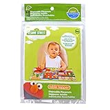 Sesame Street Biodegradable Table Topper Disposable Stick-on Placemat, 18-Count